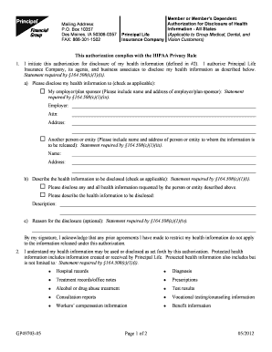 Authorization for Disclosure of Health Information