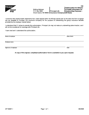 Authorization for Release of Health Information