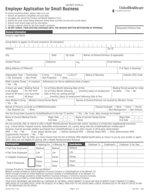 Employer Application for Small Business