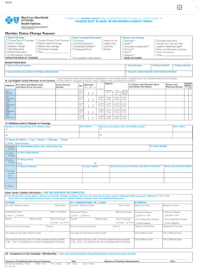 Member Status Change Request Form