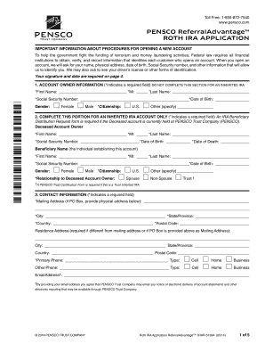Roth IRA Application Form