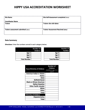 HIPPY Excellence Accreditation Manual