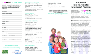 Florida KidCare Application Form