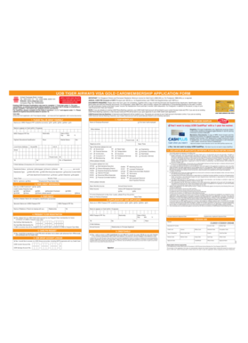 UOB Tiger Airways Visa Gold Card Membership Application