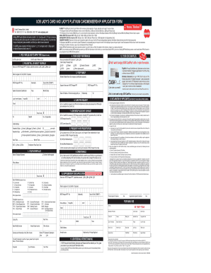UOB Lady’s Card Application Form
