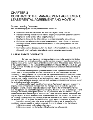 California Property Management Agreement
