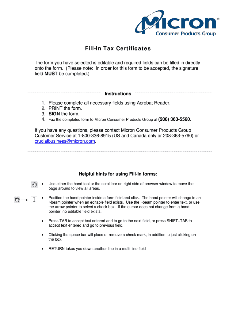 Fillable Online South Dakota Exemption Certificate Fax