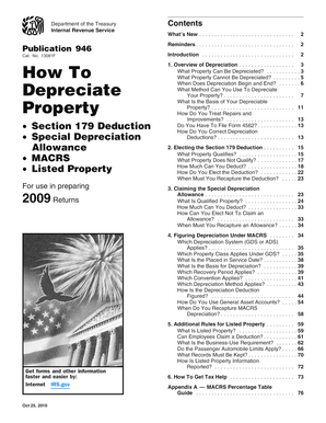 IRS Publication 946 Depreciation Guide