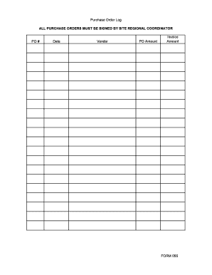 Purchase Order Form