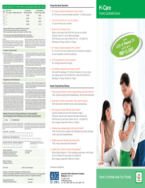 Home Contents Cover Form