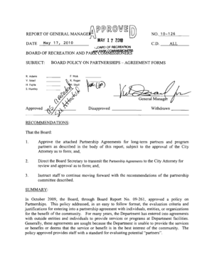 REPORT OF GENERAL MANAGE DATE May 1 7 , /#%%WED MAY 1 7 2010 2010 ( AM0 OF RECREArnN NO - laparks