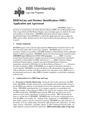 BBB Membership Logo Use Agreement