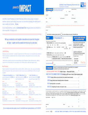 United Way Community Impact Fund Pledge Form