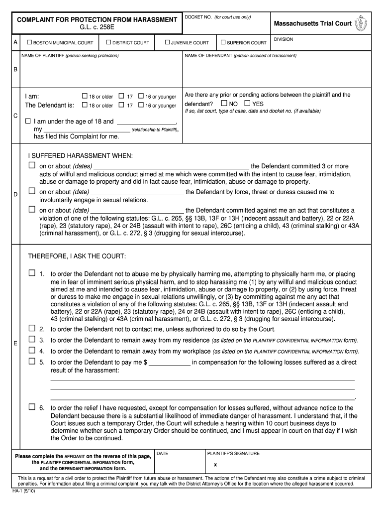 pdf mass complaint Preview on Page 1