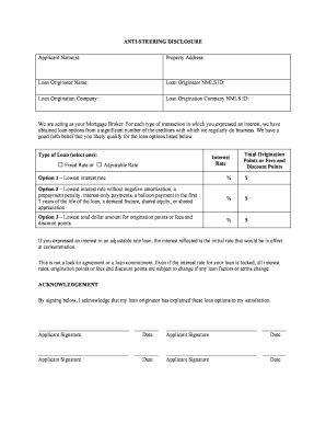Uniform Residential Loan Application