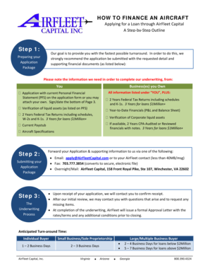 Aircraft Finance Application