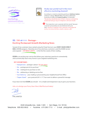 Every Door Direct Mail Postcard Template