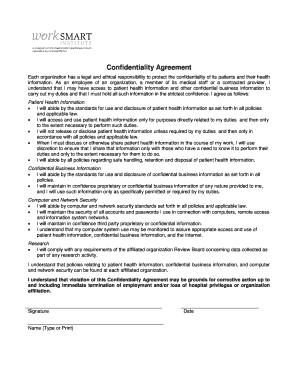 Confidentiality Agreement