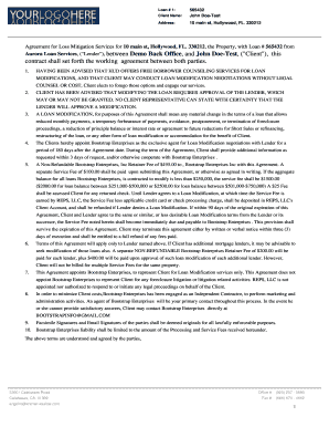 Loan Modification Agreement