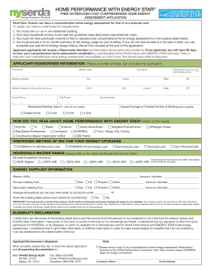 New York Home Performance with Energy Star Application