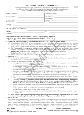 Buyer Agency Contract