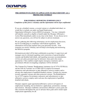 Protected Veteran Self-Identification Form