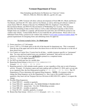 Check-list for Vermont business forms 00424655DOCX Ver 1