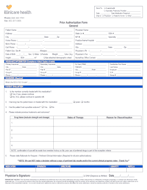 Prior Authorization Form