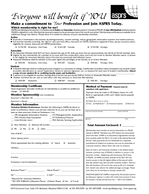 ASPRS Membership Application Form