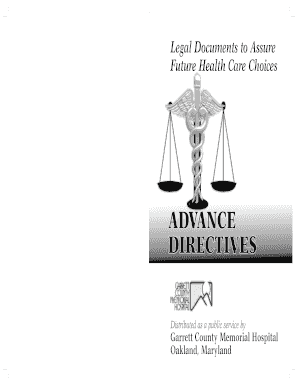 Maryland Advance Directives Form