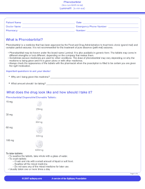 Phenobarbital Medication Guide