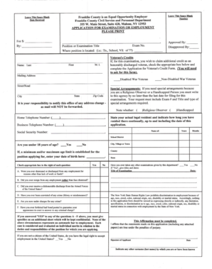 Employment Application Form