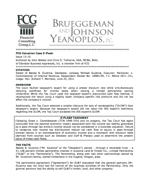 FCG Valuation Case E-Flash