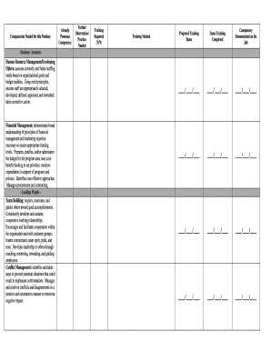 Individual Development Plan for Outreach Specialist