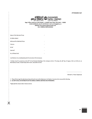 Proxy Form for Annual General Meeting