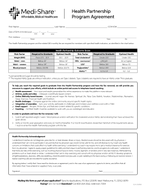 Health Partnership Program Agreement