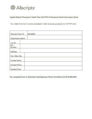 CDPHP ERA Enrollment Instructions
