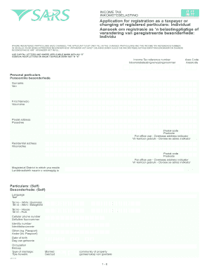 South Africa Income Tax IT 77 Form