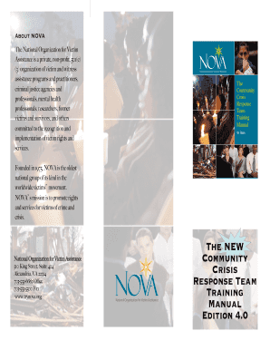 NOVA Crisis Response Training Manual