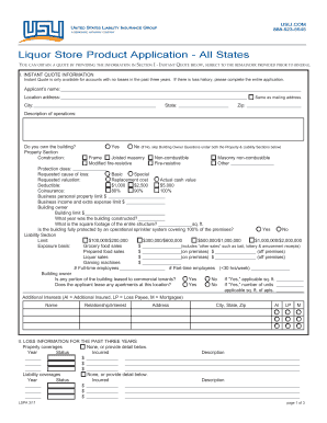 Liquor Store Product Application