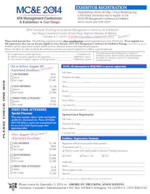 Exhibitor Registration Form