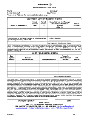 Reimbursement Claim Form