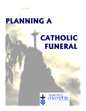 Catholic Funeral Planning Form