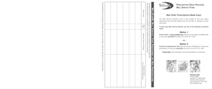 WellDyneRx Mail Service Enrollment Form