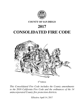 Fillable Online CONSOLIDATED FIRE CODE Fax Email Print - pdfFiller