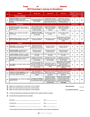 2015 Scouting's Journey to Excellence