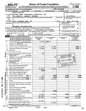Form 990-PF Return of Private Foundation