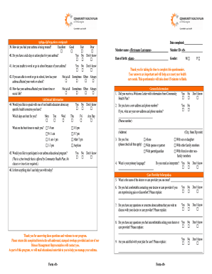 Asthma Health Questionnaire