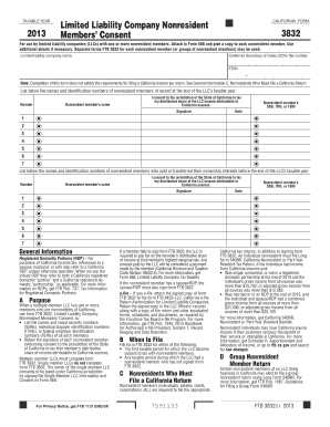 California Nonresident LLC Member Consent Form