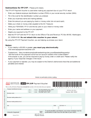 FP-31P Payment Voucher